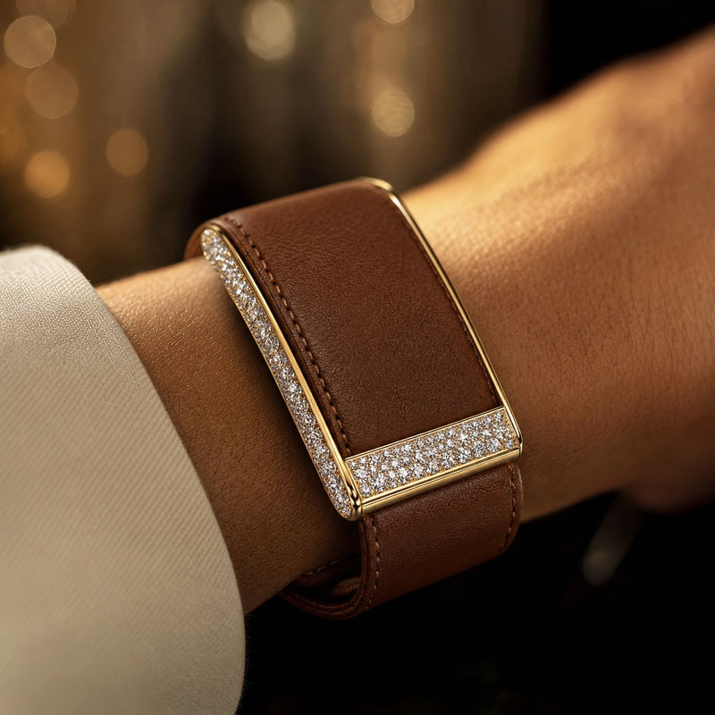 The Emmy pavé frame styled in everyday life