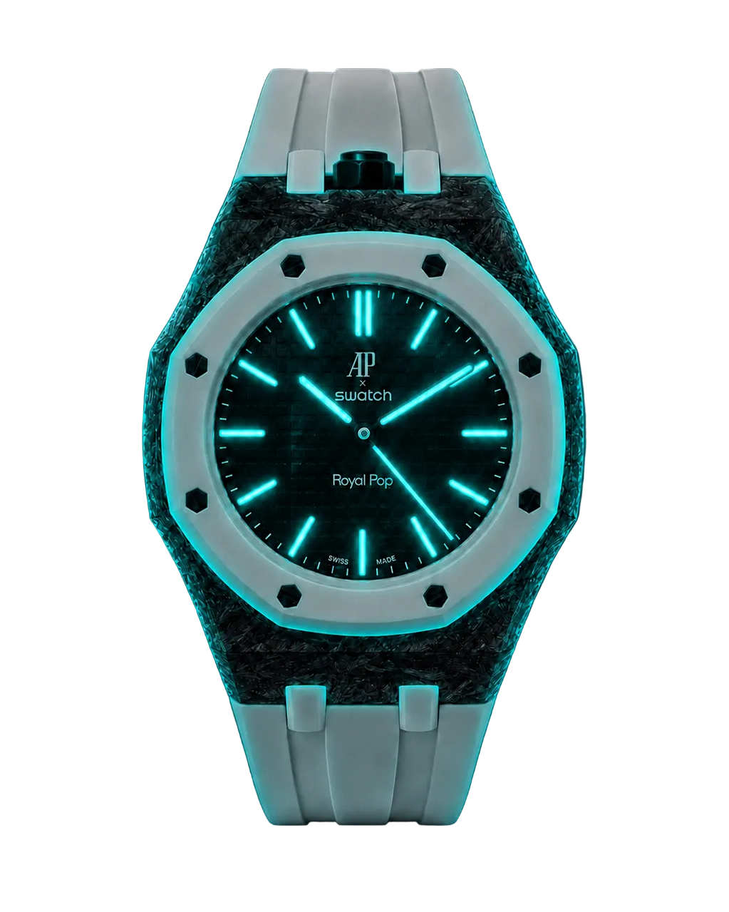 GLOW Carbon Rubber Strap for Royal Pop
